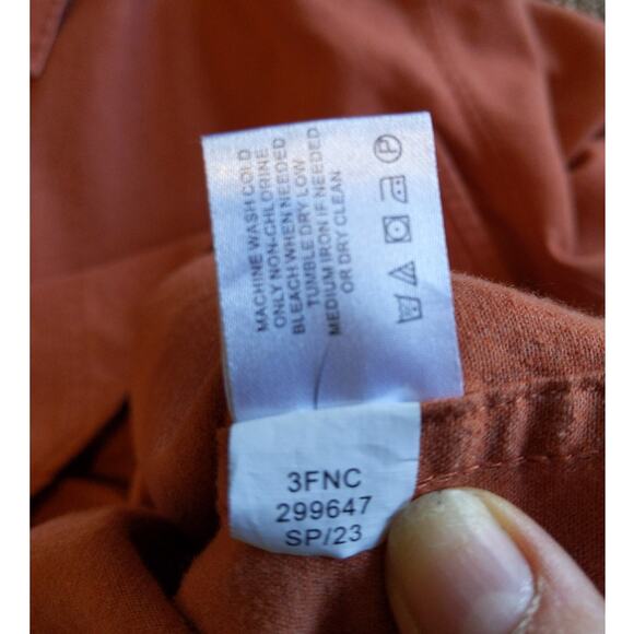 Orvis Hemp Performance Blend Active Fit Shirt Clay Terracotta XXL Vented - Picture 4 of 7